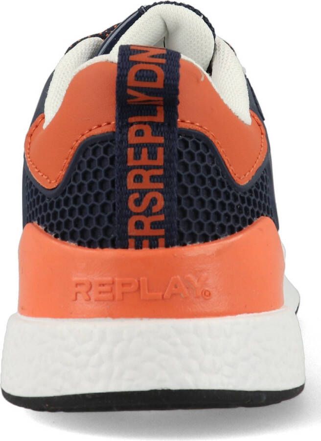 Replay Maze Jr-1 Jongens Sneaker Blauw