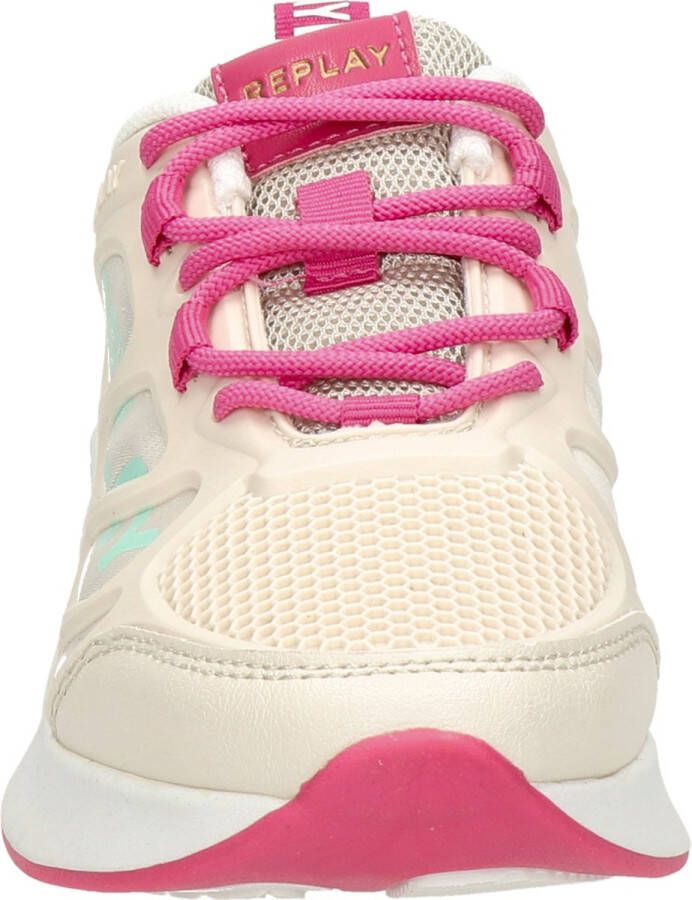 Replay Maze Jr. meisjes sneaker Beige multi