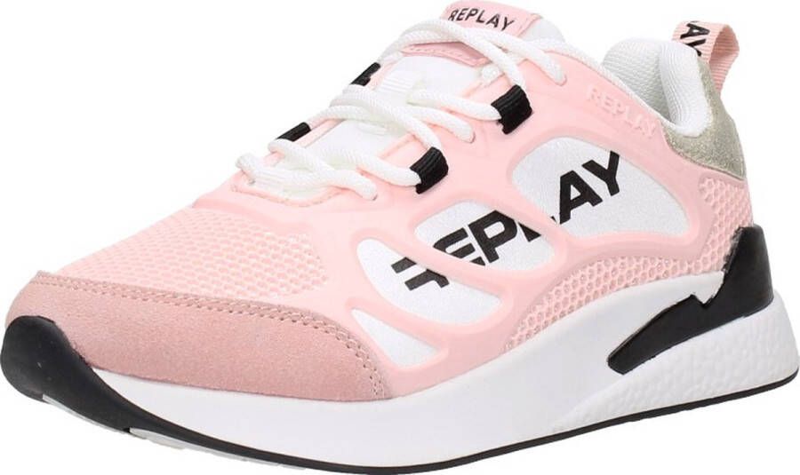 Replay Maze Jr. meisjes sneaker Roze