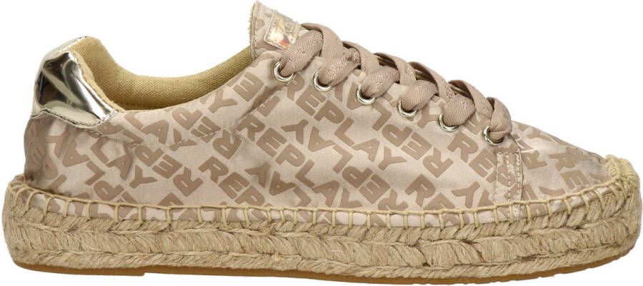 Replay Nash Allover dames sneaker Beige