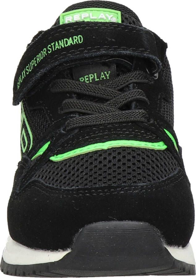 Replay Shoot Jr-1 Lage sneakers Jongens Zwart