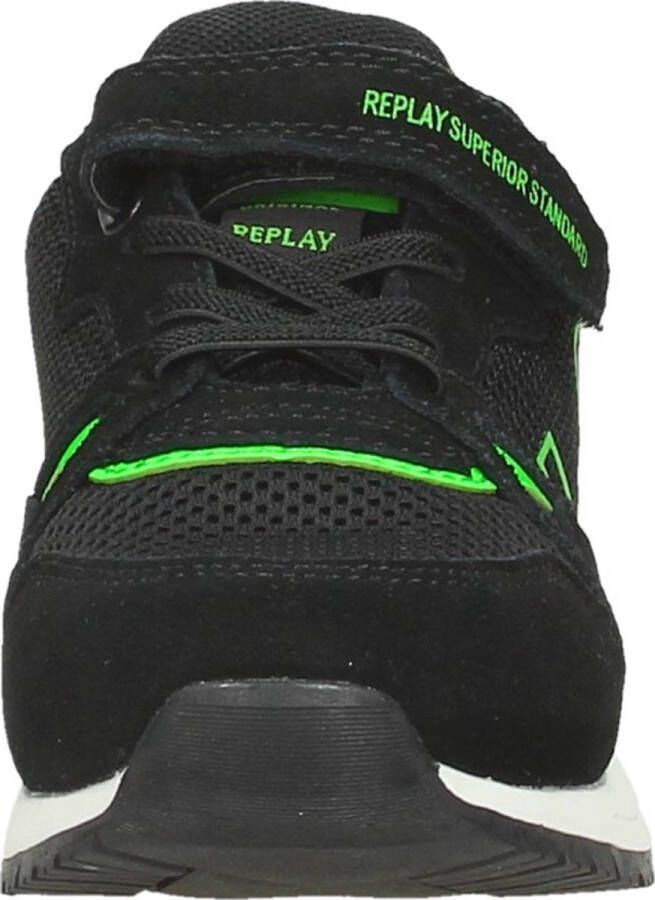 Replay Shoot Jr-1 Lage sneakers Jongens Zwart