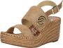 Replay Susan Micro Met Sandalen Touwzool beige - Thumbnail 7