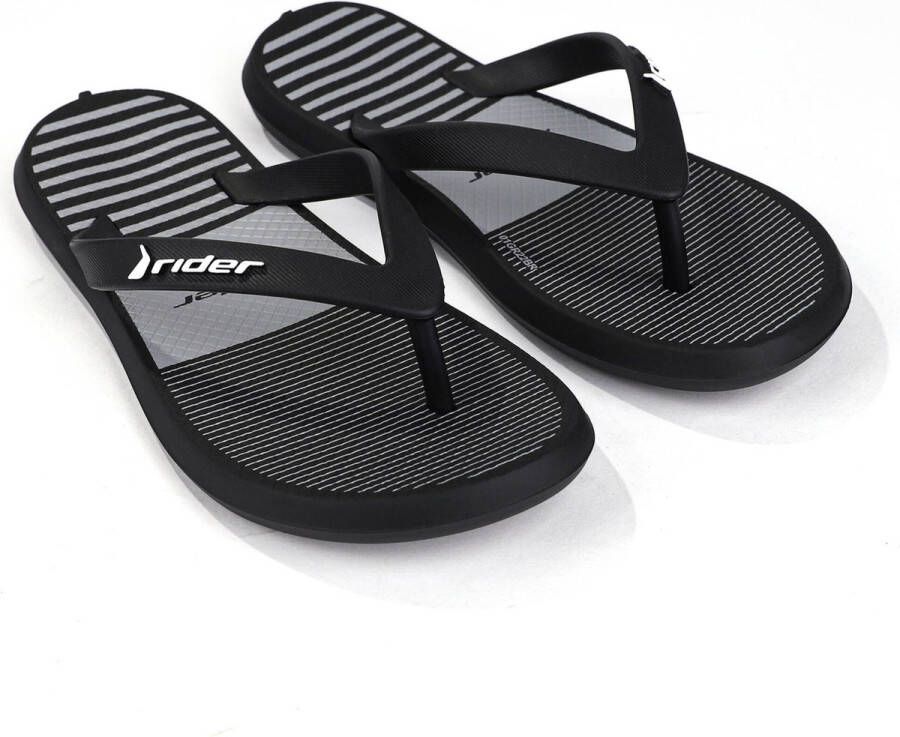 Rider R1 Style Slippers Heren Black Grey