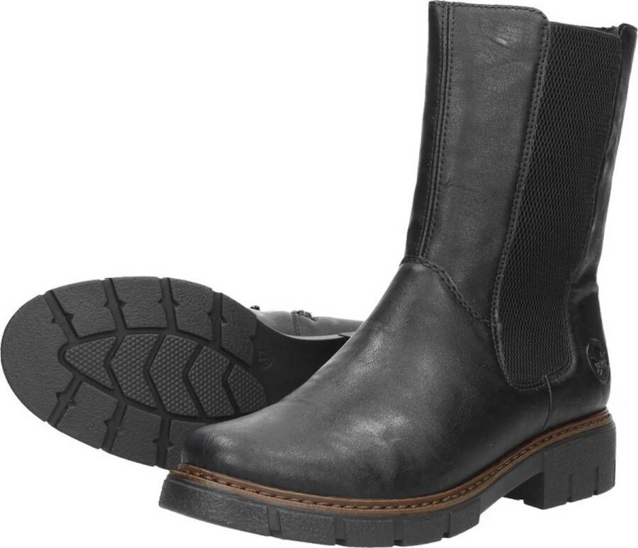 Rieker Chelsea boots zwart Synthetisch Dames