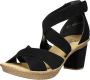 Rieker Zwarte Synthetische Hoge Hak Sandalen Black Dames - Thumbnail 8