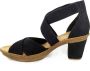 Rieker Zwarte Synthetische Hoge Hak Sandalen Black Dames - Thumbnail 9