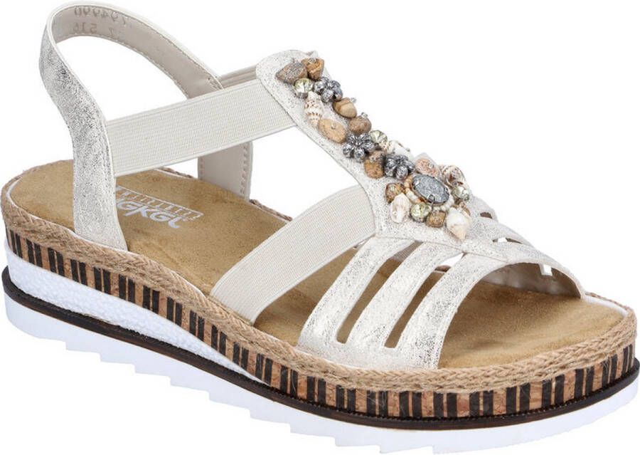 Rieker -Dames beige sandalen