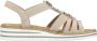 Rieker V0649-62 Sandaal beige - Thumbnail 4