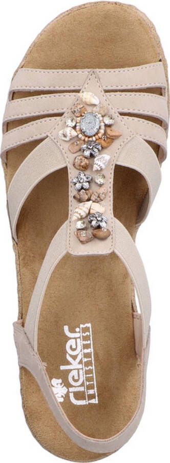 Rieker -Dames beige sandalen