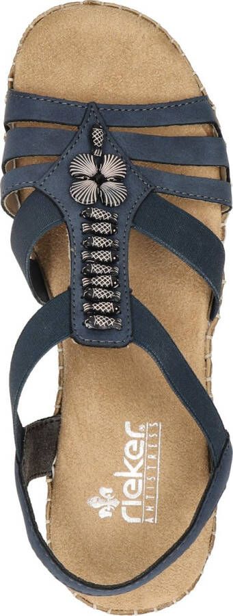 Rieker -Dames blauw donker sandalen