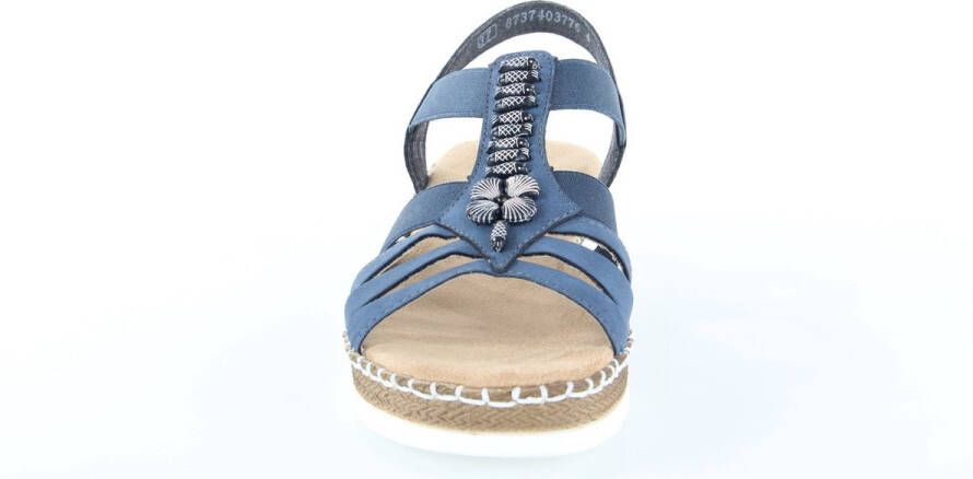 Rieker -Dames blauw donker sandalen