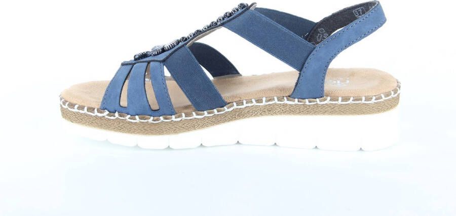 Rieker -Dames blauw donker sandalen