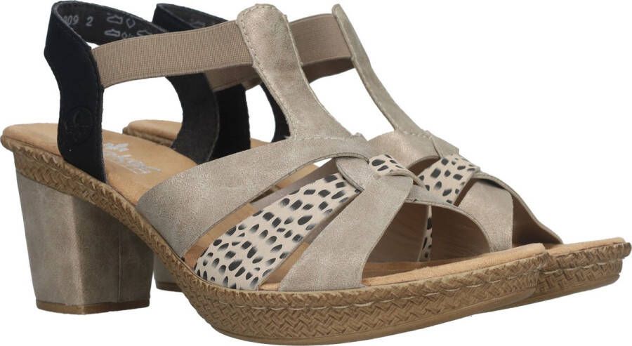 Rieker -Dames brons sandalen