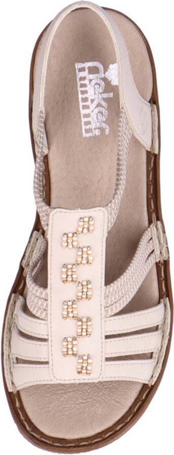 Rieker Dames Sandaal 62855-60 Lichtbeige