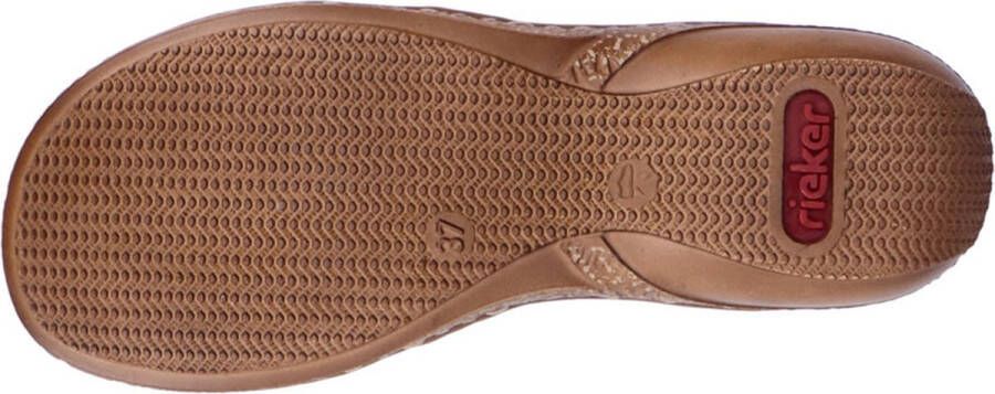 Rieker Dames Sandaal 62855-60 Lichtbeige