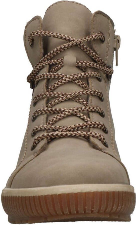 Rieker dames veterboot Beige