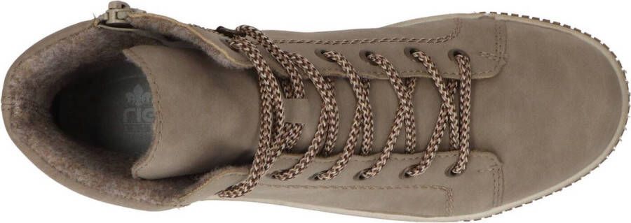 Rieker dames veterboot Beige