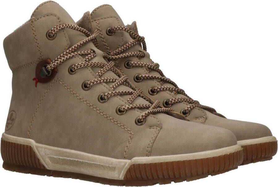 Rieker dames veterboot Beige