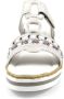 Rieker Slippers platform summer shoe slippers with decorative pearls and sequins - Thumbnail 6