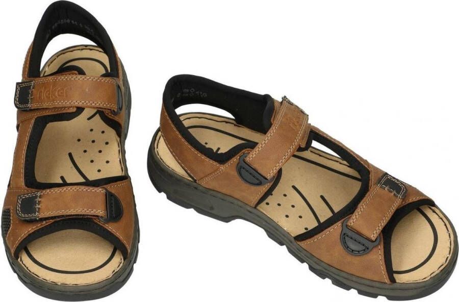 Rieker -Heren bruin sandalen - Foto 4