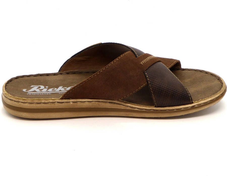 Rieker Heren Slipper 21063-20 Bruin