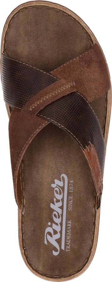 Rieker Heren Slipper 21063-20 Bruin