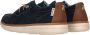 Rieker Comfortabele blauwe suède sneakers met extra veters Blue Heren - Thumbnail 11