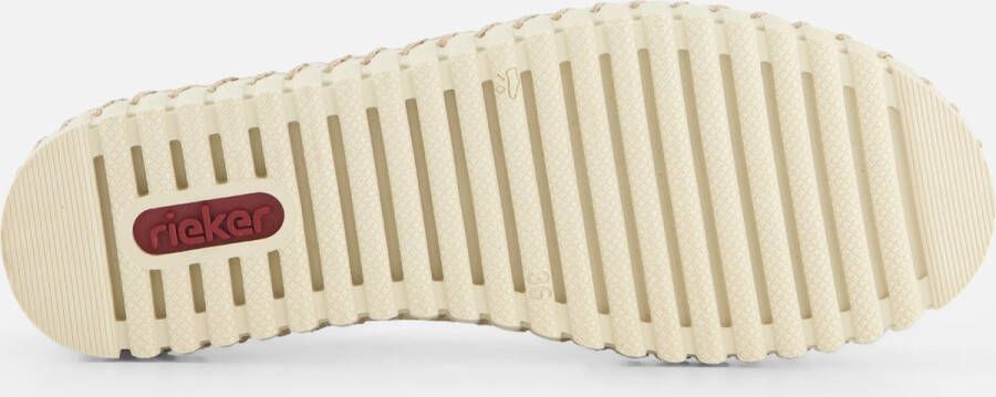 Rieker Comfortabele taupe instappers voor dames Beige Dames