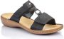 Rieker Zwarte Dames Slip-On Sandalen Black Dames - Thumbnail 6