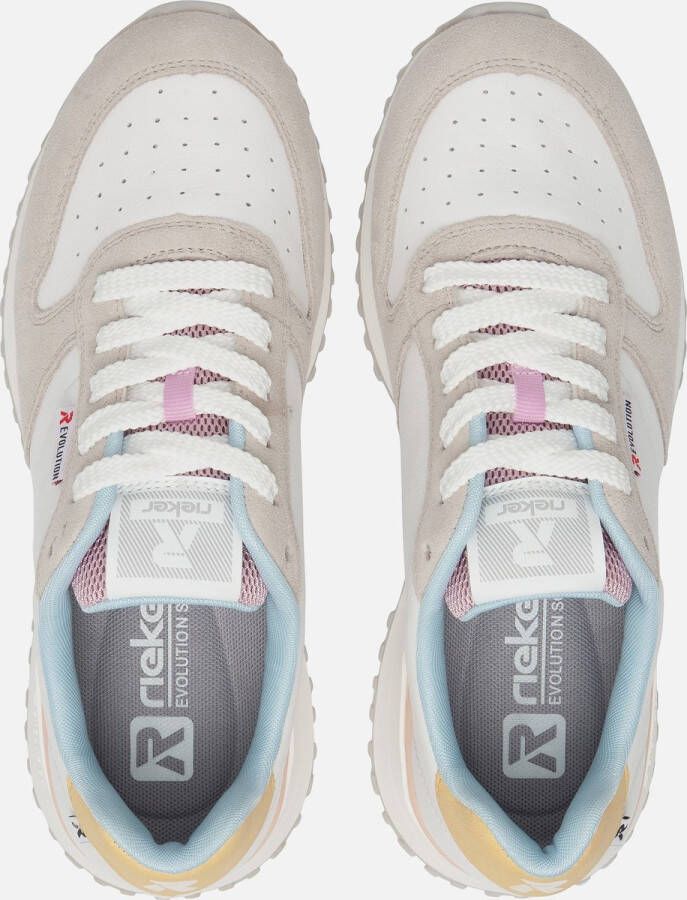 Rieker Revolution combi Sneakers wit Synthetisch Dames