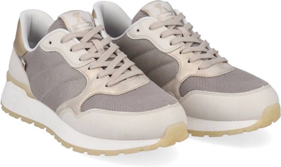 Rieker Revolution Beige en Goud Sneaker Beige Dames - Foto 5