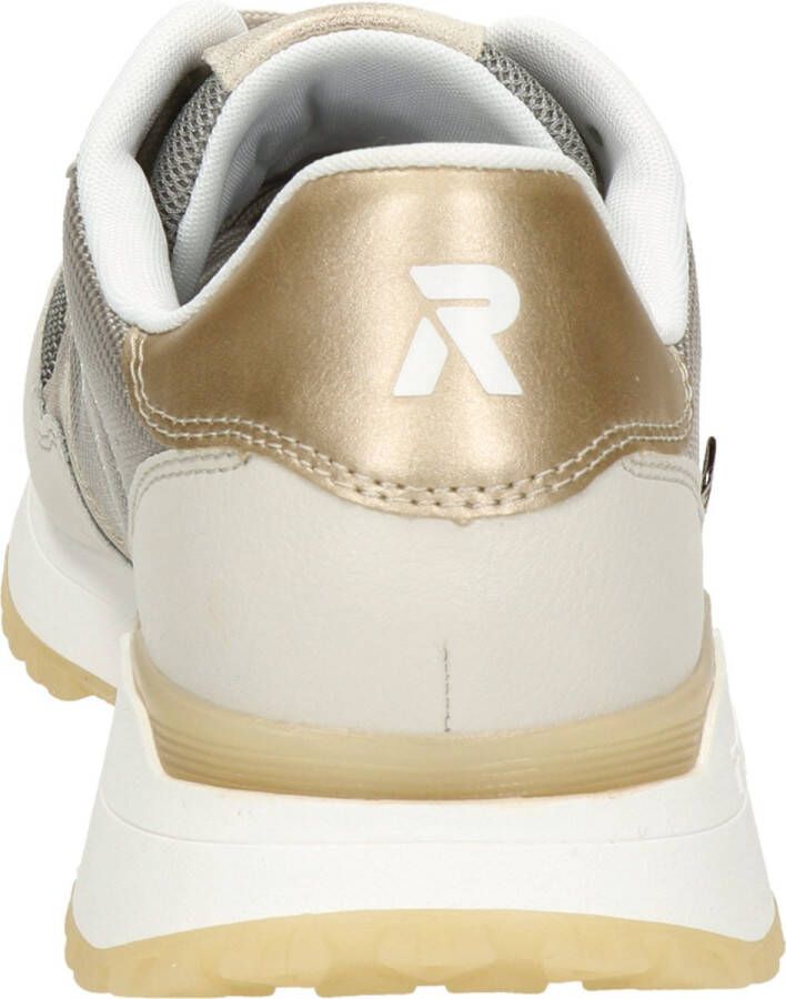 Rieker Revolution Beige en Goud Sneaker Beige Dames - Foto 11