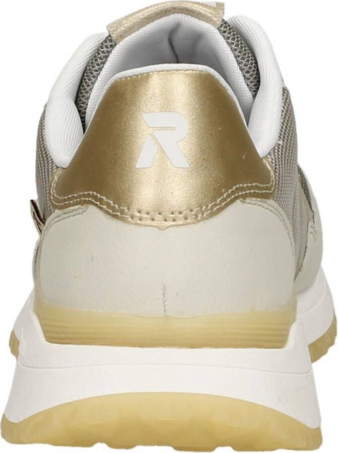 Rieker Revolution Beige en Goud Sneaker Beige Dames - Foto 6