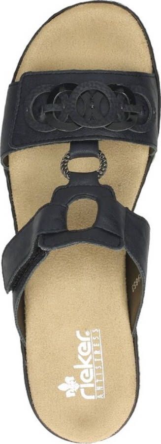 Rieker Blauwe Synthetische Sandalen met Klittenbandsluiting Blauw Dames - Foto 11