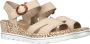 Rieker Beige Grafische Print Platform Sandaal Beige Dames - Thumbnail 5