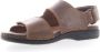 Rieker Casual Open Sandalen Brown Heren - Thumbnail 3