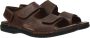 Rieker Casual Open Sandalen Brown Heren - Thumbnail 4