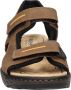 Rieker Heren Platte Sandaal in Bruin met Klittenbandsluitingen Brown Heren - Thumbnail 15