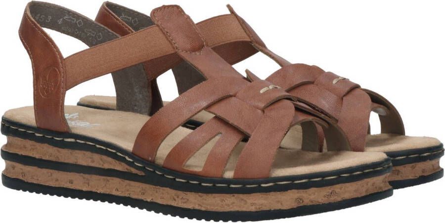 Rieker Sandalen cognac