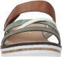 Rieker Slippers wedge heel summer shoe slippers with velcro strap - Thumbnail 7