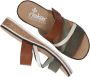 Rieker Slippers wedge heel summer shoe slippers with velcro strap - Thumbnail 9