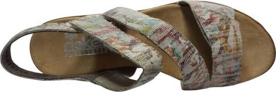 Rieker Sandalen met sleehak beige