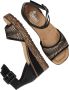 Rieker Zwarte Sandalette met Klittenbandsluiting Black Dames - Thumbnail 13