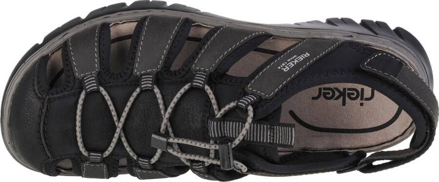 Rieker Sandals 26770-00 Mannen Zwart Sandalen