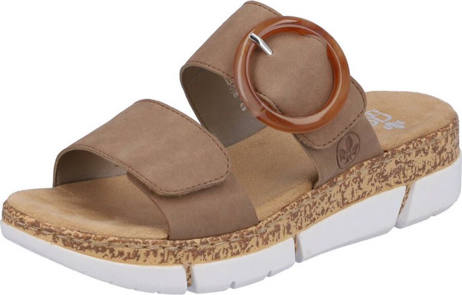 Rieker Slipper Vrouwen Taupe