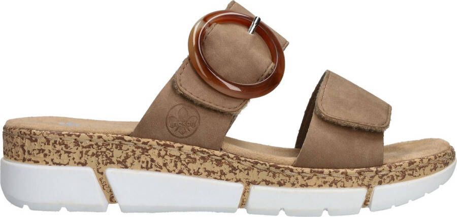 Rieker Slipper Vrouwen Taupe