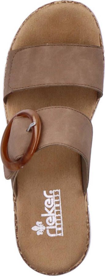 Rieker Slipper Vrouwen Taupe