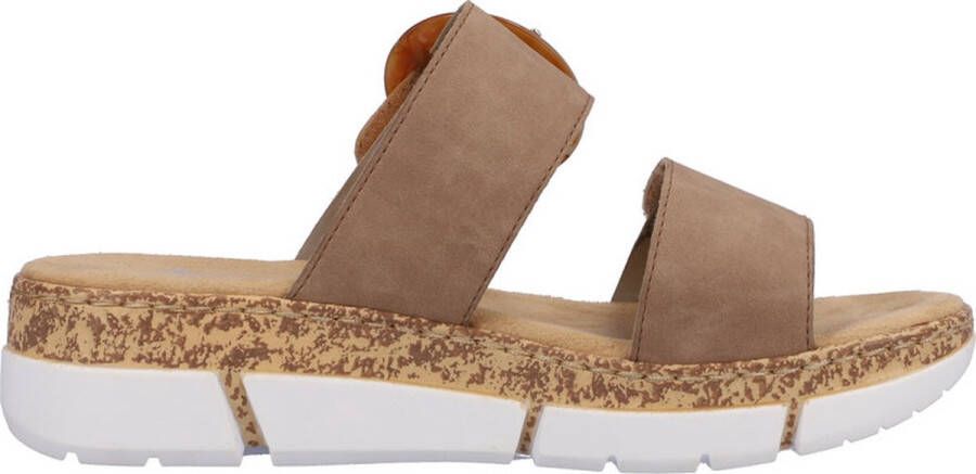 Rieker Slipper Vrouwen Taupe