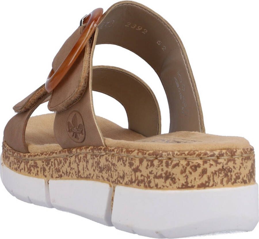 Rieker Slipper Vrouwen Taupe